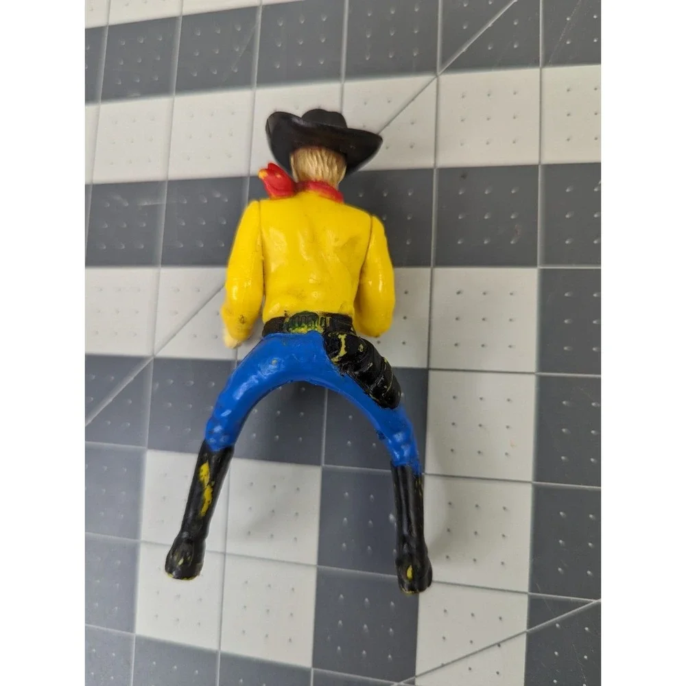 Vintage Plastic Horse Vinyl Cowboy Figure Hong Kong‎
